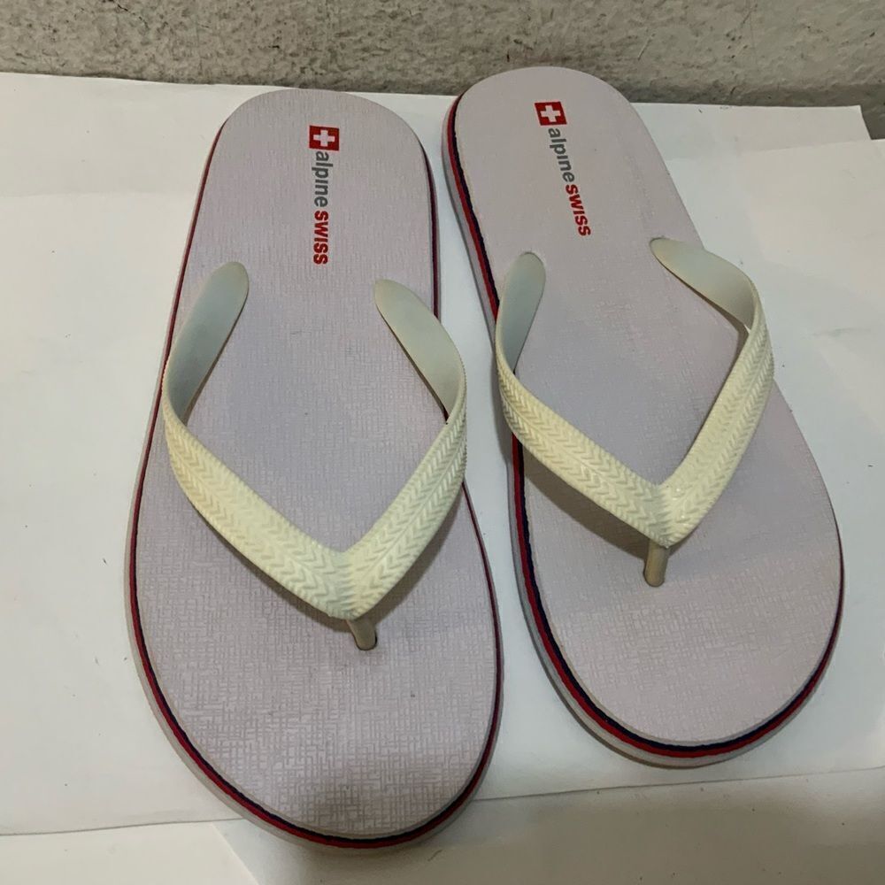 Alpine Swiss Mens Flip Flops size 7